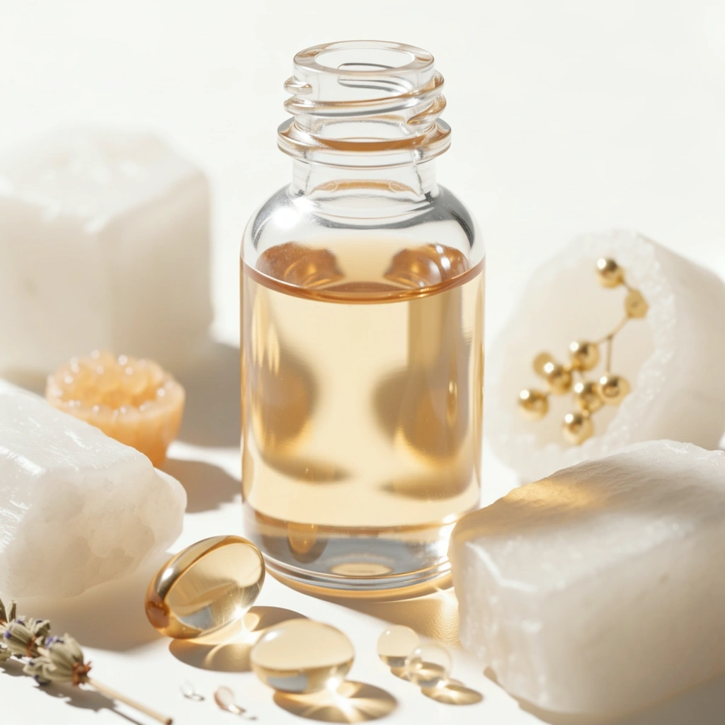 Natural anti-aging supplement bottle